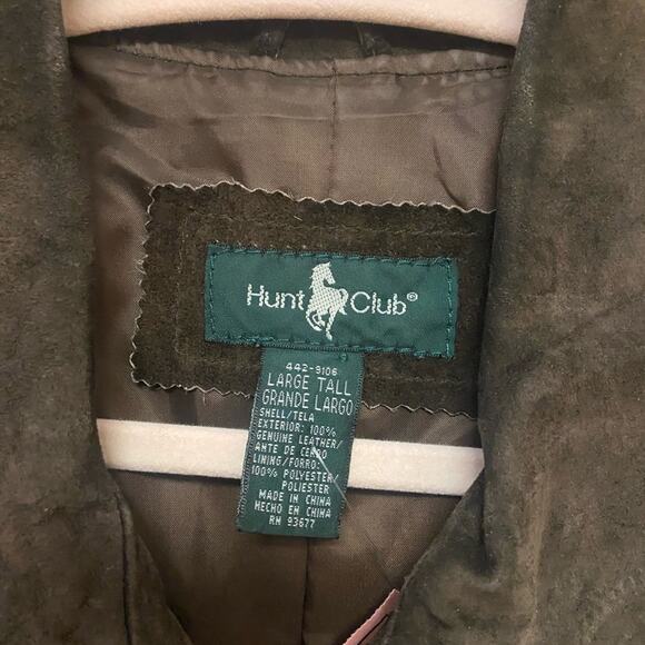 Men's Brown Leather Vest (D) - Picture 4 of 5